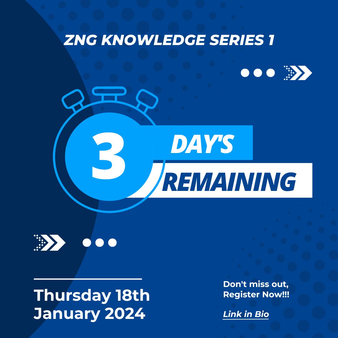 ZNationGlobal's tweet photo. Tick-tock! Just 3 days left until our highly anticipated webinar with Z Nation Global and Boast AI. Are you geared up to delve into 'Securing Non-Dilutive Capital for Sustainable Growth'? Don't miss out on this game-changing opportunity!
 
Register now! https://t.co/JuZl4NacT7 https://t.co/4vOb54k39v