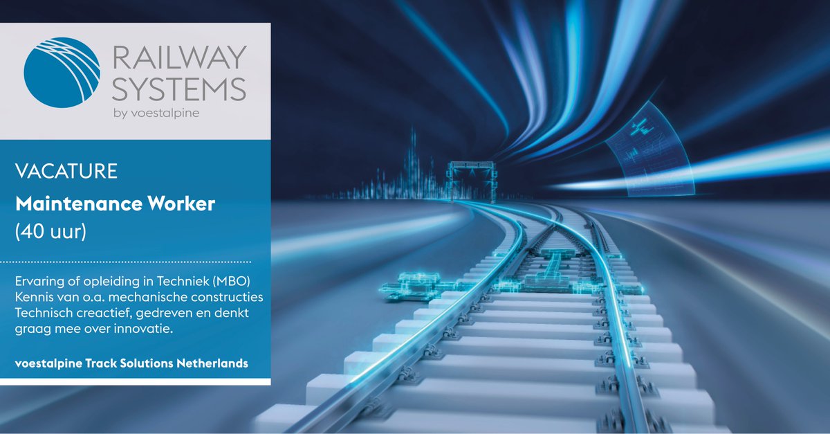 voestalpine Track Solutions Netherlands B.V. tweet media