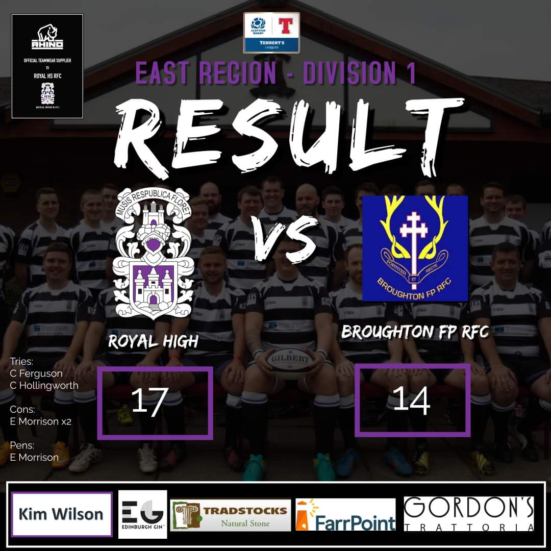 RoyalHighRugby's tweet photo. Royal High start the year well with a much needed victory!

The team showed great commitment and energy having fallen behind late in the game to score the final try and then control territory for the remaining minute.

A big victory with 3 games remaining! https://t.co/fII9V0mG1m