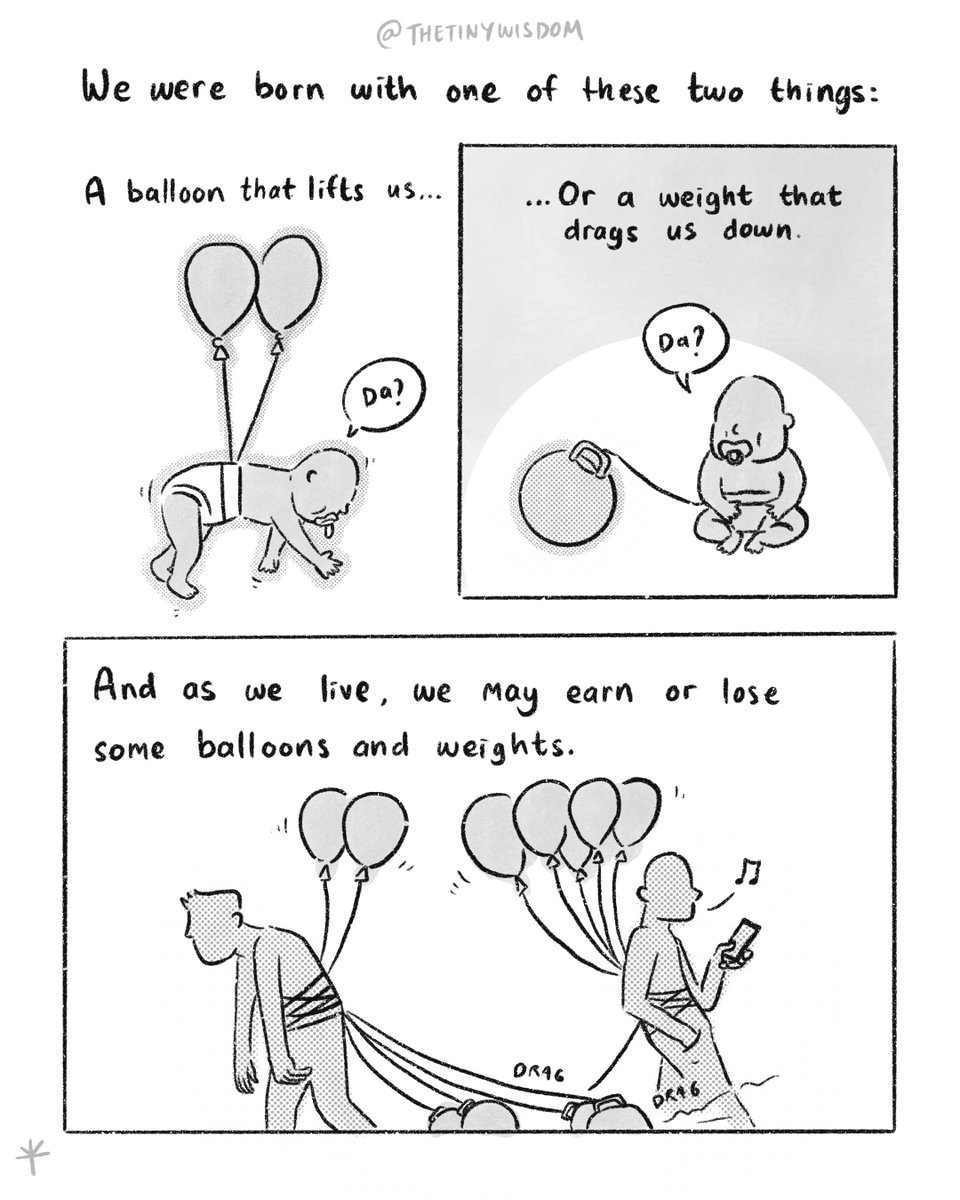 thetinywisdom's tweet photo. Baggage and privilege

Part 1/3 https://t.co/U9xevCxTuI