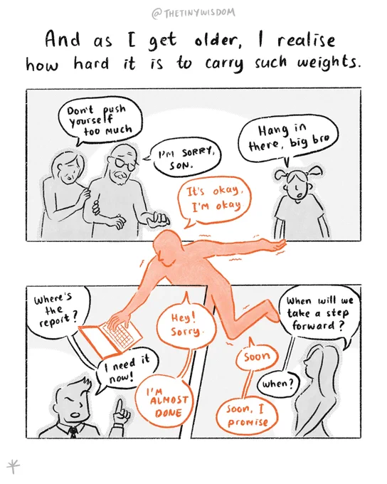 Everyone carries different baggage. Some less. Some more.

Part 2/3 