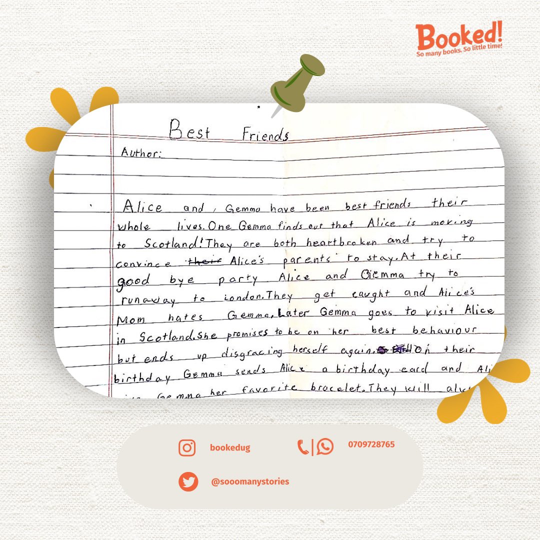 SoooManyStories's tweet photo. Tiny letters, big smiles! 🤩
Our young reader’s review of ‘Best Friends’ by Jacqueline Wilson is a such burst of joy. We’re humbled to inspire our community to dive into their favorite books and share the love!❤️
#bookedug
#sooomanystories
#littlenotes
#childrenslibrary https://t.co/ByEUS6VunB