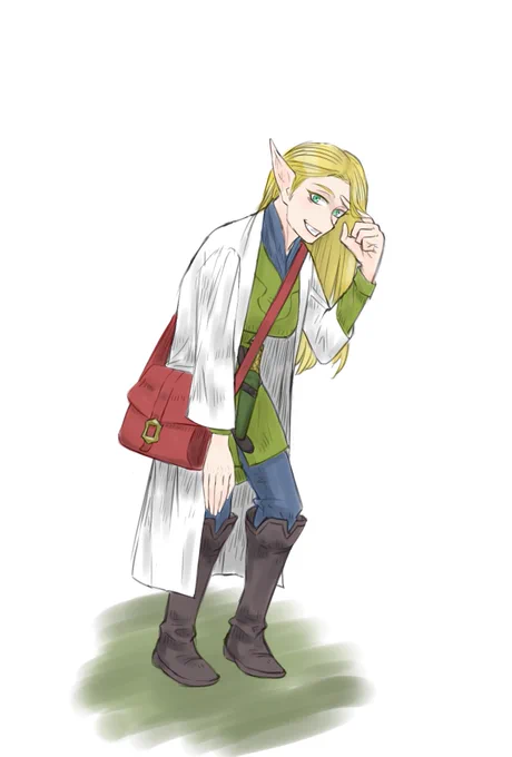 今日はオリジナルハイエルフの自称医者が仲間になったところで寝る数千年の時を生きる種族ゆえに弓も剣も格闘術も極めた優秀な戦士や狩人になれる。しかしそれに飽き森を出て奇妙な事を始める変わり者もいる。 