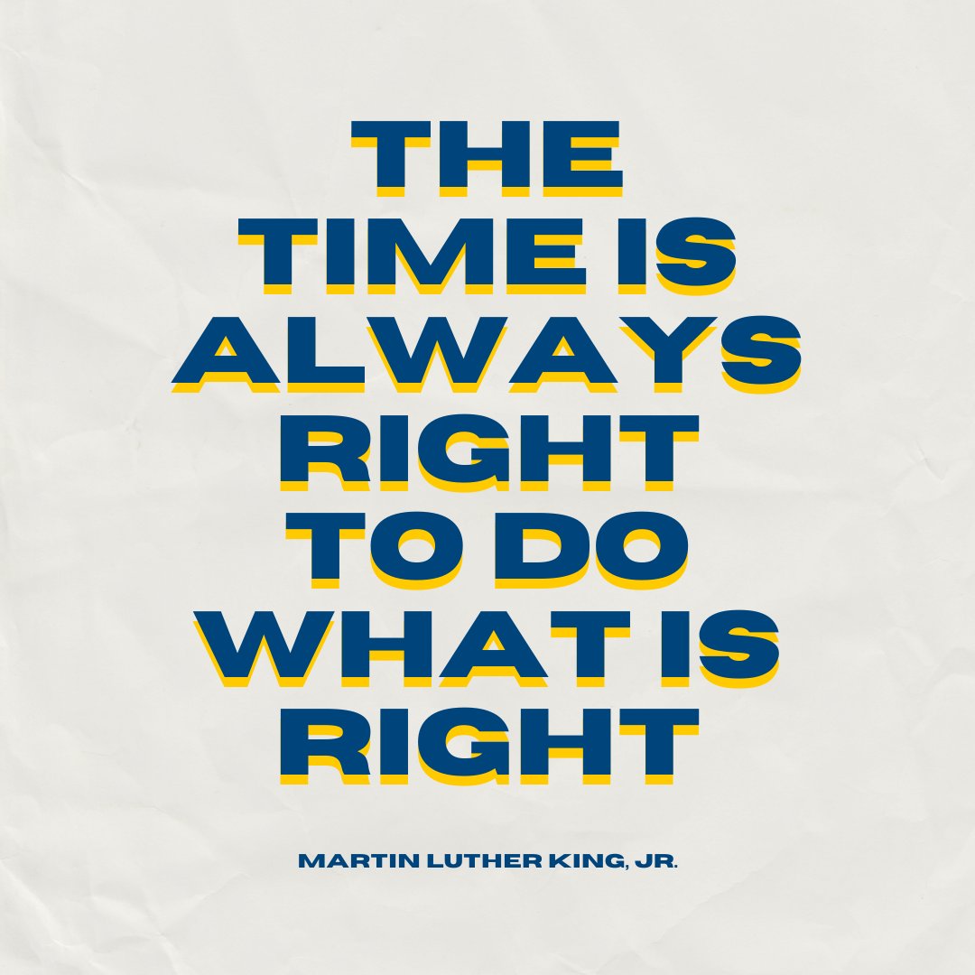 CSS_SBT's tweet image. Embracing the legacy of MLK: In every moment, the time is right to stand for what is right. #MLKDay #DoWhatIsRight