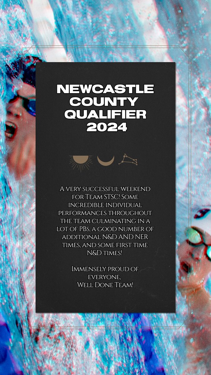 Well done #teamSTSC 
⭐⭐⭐⭐⭐
Some incredible performances across the weekend at the NST County Qualifier Meet.