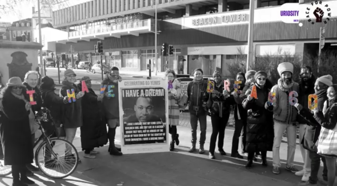 julzBrizzle's tweet photo. Happy 41st #MartinLutherKingday. Today he would've been 95 years old. I wonder what he would've thought of the state of the #Dream today? watch our short #RaceForPower film and let us know what you think???
https://t.co/Citi2c11Zr https://t.co/KaTQUUZEUO