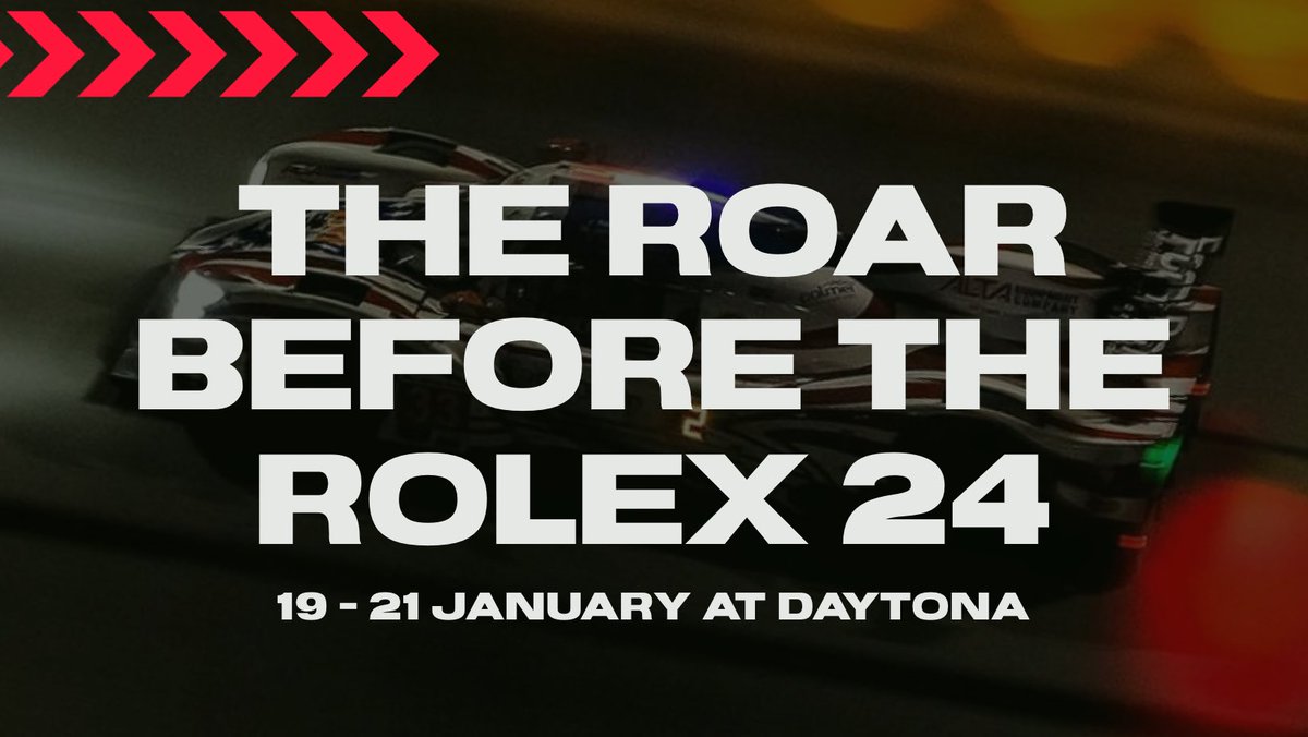 A big week ahead - looking forward to getting to @DAYTONA this week for practice and qualifying for the #Rolex24! ⏱️

#IMSA #EnduranceRacing #BRDCSuperstars @BRDCSuperStars