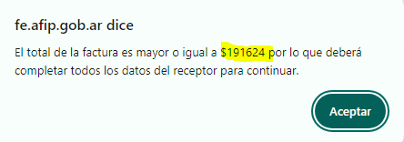 BlogDelContador's tweet photo. 🚨⚠ FACTURACIÓN A CONSUMIDORES FINALES 

✅AFIP actualiza el importe a partir del cual se deben identificar a los consumidores finales cuando se emitan tickets o facturas.

💳Dicho monto pasa de $92.720.- a $191.624.- cuando se trate de pagos a través de medios electrónicos.

💵Cuando sea mediante pagos en efectivo o por otros medios de pago no electrónicos, el monto a partir del cual se debe identificar al consumidor final será $95.812.- (antes $46.360.-).