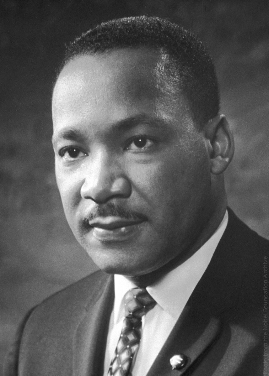 Today is #MLKDay! 'We must all learn to live together as brothers - or we will all perish together as fools.' In 1964, Martin Luther King Jr. was awarded the #NobelPeacePrize for his non-violent campaign against racism. Learn more: bit.ly/2SEocrW