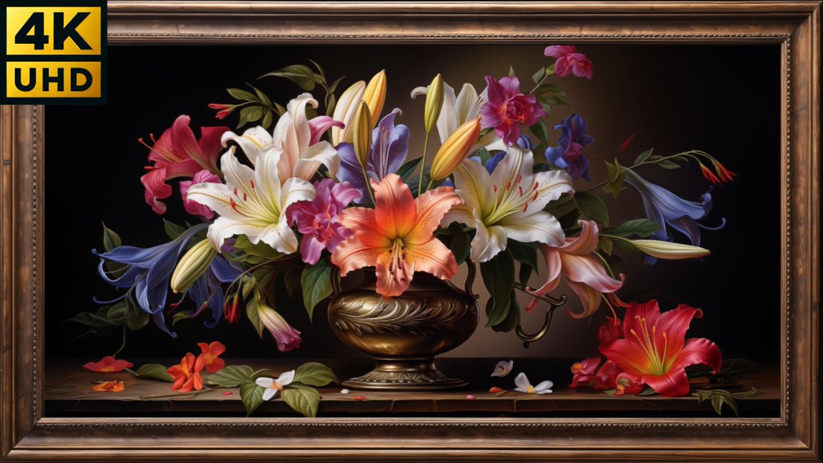 Lily Flowers Painting | 4K | TV Art with Music | Framed Painting | TV Wallpaper
#tvartcafe #frametv #framedart #framed #tvwallpaper #framedwallpaper #painting #wallpaper #art #arttv

youtube.com/watch?v=R3weqy…