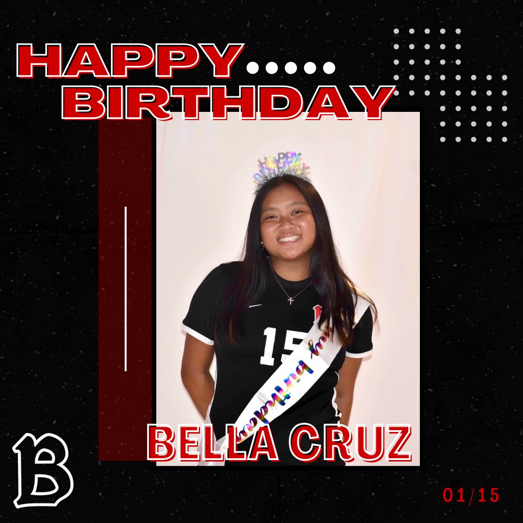 Happy Birthday, Bella 🎉🎂 !! It’s a special day for BenU Women’s Soccer, it’s Bella Cruz’s birthday! We hope today is just the BEST 🥳🦅 !!