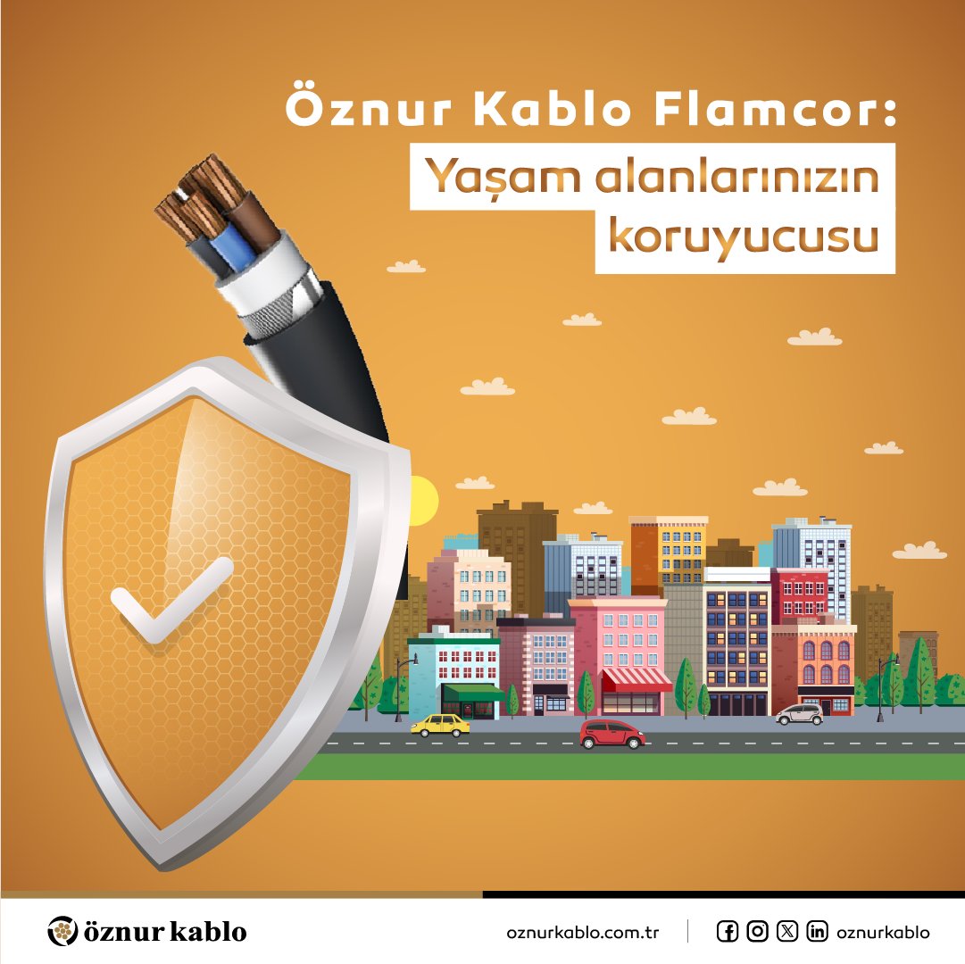 oznurkablo's tweet photo. Yaşam alanlarınızın koruyucusu, Öznur Kablo!
#öznurkablo #kablo #enerji #elektrik #flamcor
#elektrikproje #alçakgerilim #ortagerilim https://t.co/U0z347M3bY