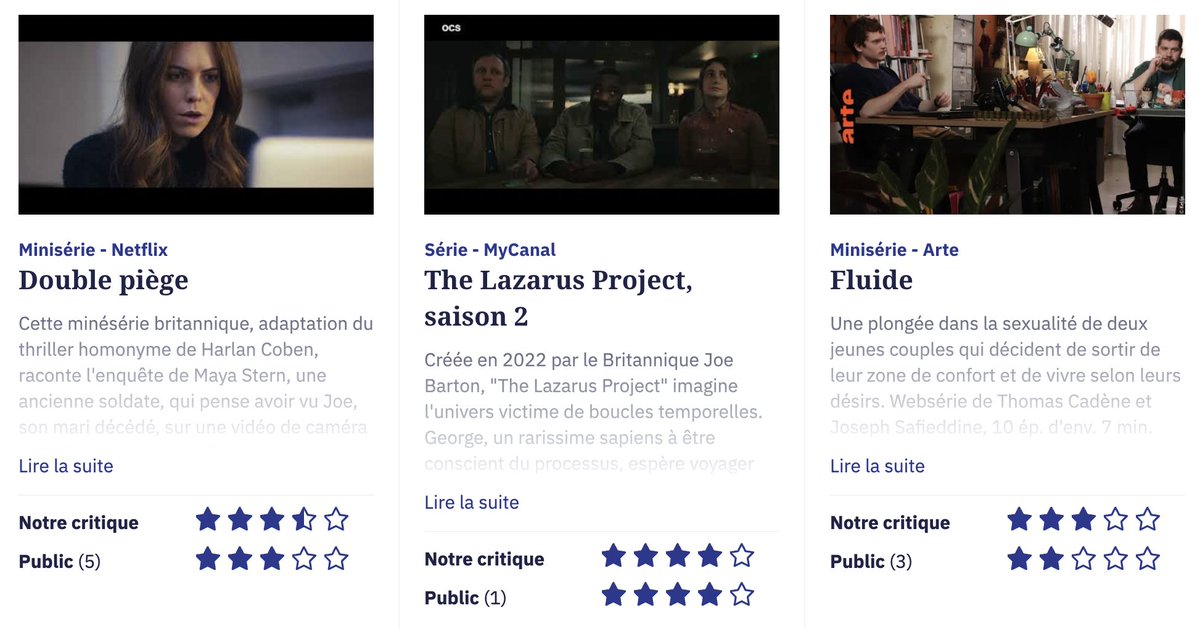 Chéri(e), on regarde quoi de vraiment cool ce soir sur Netflix, Amazon ou OCS ? 

Bien fichu, le moteur de recherche de la <a href="/tdgch/">Tribune de Genève</a> et <a href="/24heuresch/">24 heures</a> pour trouver la bonne série à regarder.

tdg.ch/fan-de-series-…