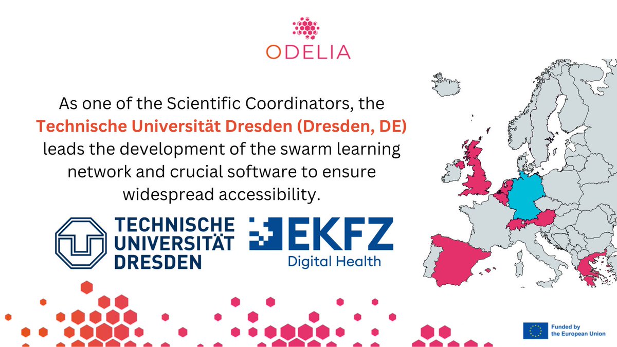 🚀 Unleashing the potential of digital health! Meet our parnter @EKFZdigital at the @tudresden_de 🇩🇪, a leader in clinical #AI research with a focus on precision onoclogy. Prof. @jnkath acts as ODELIA scientific coordinator. #HorizonEU #EUfunded