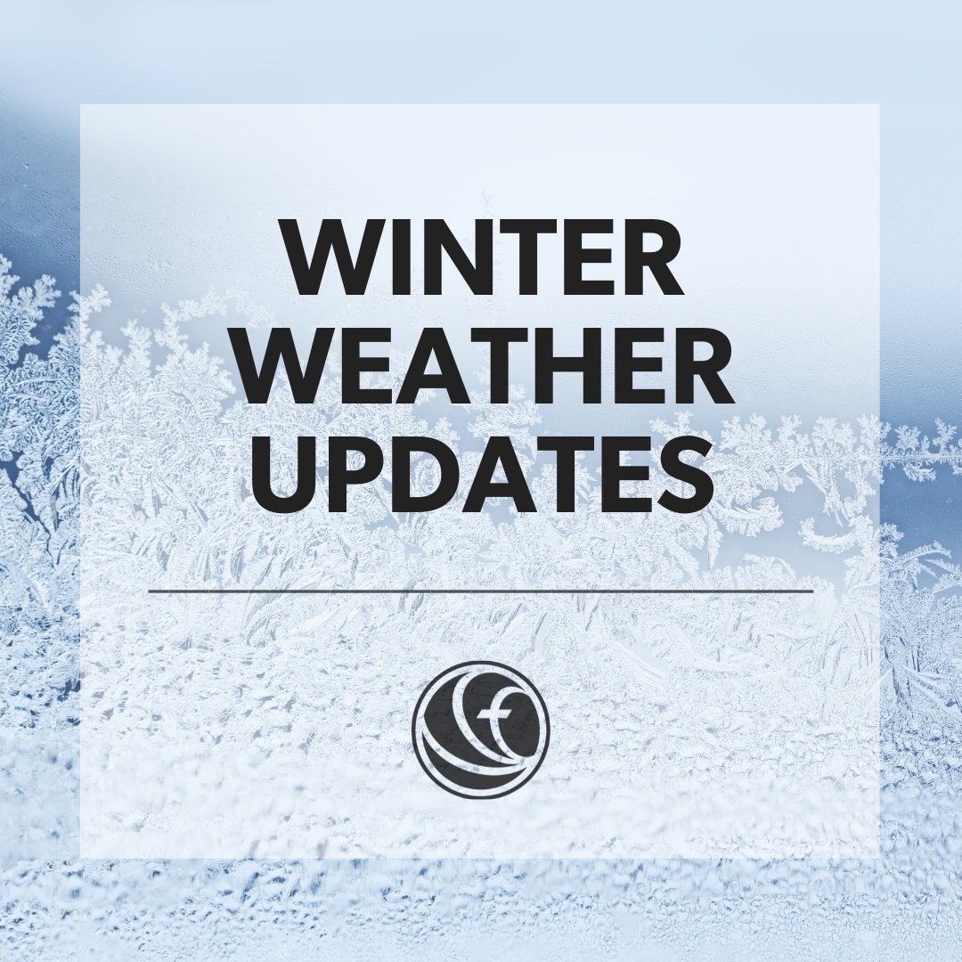 HFBCSienna's tweet photo. Due to inclement weather, all Houston's First campuses and offices will be closed today — Mon, Jan, 15.

We will continue monitoring the weather situation and provide updates for the remainder of the week here and on https://t.co/Hh6bhiacyt.

Stay safe and warm, Houston! https://t.co/FYmWhgnZLS