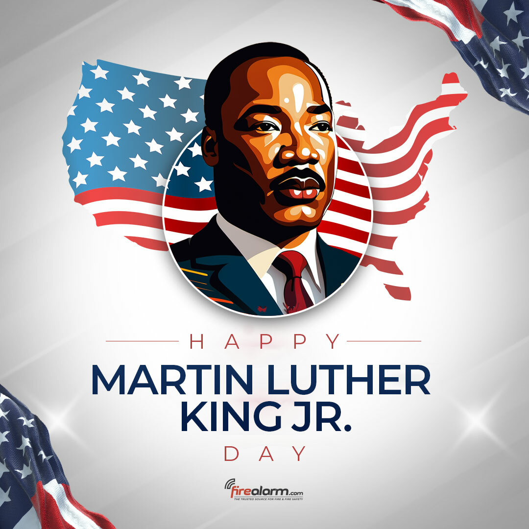 FireAlarm.com wishes you a Happy Martin Luther King Jr. Day! May His dream never be forgotten and be made a reality!

#securitysystem #alarm #protection #fire #fireprotection #firefighter #firesolution #maintenance #delivery #sale #companyalarm #alarmsproducts