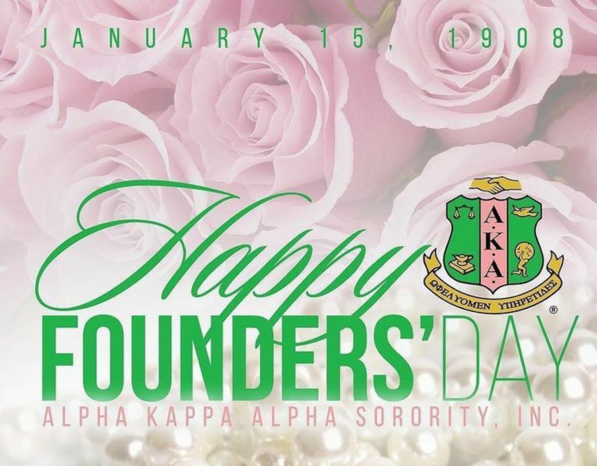 Happy 116th Founders’ Day to the Ladies of Alpha Kappa Alpha Sorority, Inc. 🐸🩷💚 @akasorority1908 

#NBMBAA #TheBlackMBA #HappyFoundersDay #FoundersDay #AlphaKappaAlpha #sorority #BGLO #AKA1908 #AKA #divine9 #d9 #divinenine #J15