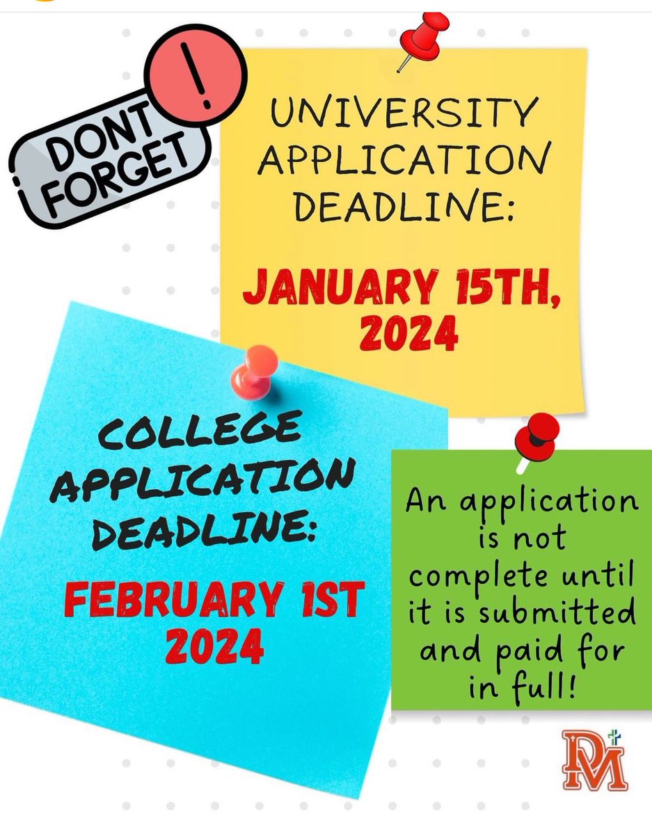 Today’s the last day to apply to University!