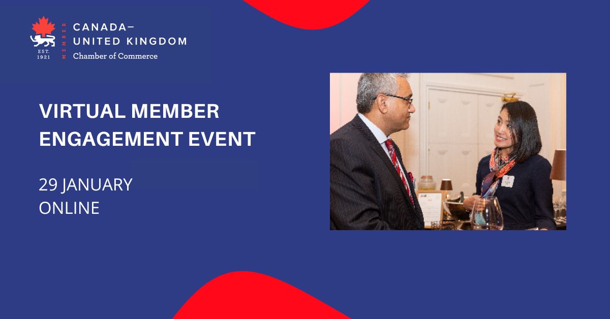 The Canada-UK Chamber of Commerce is thrilled to invite you to our upcoming Virtual Networking Event open to both members and non-members!

Hear directly from new and established members as they share insights about their companies.

Register here: lnkd.in/en5TitEs