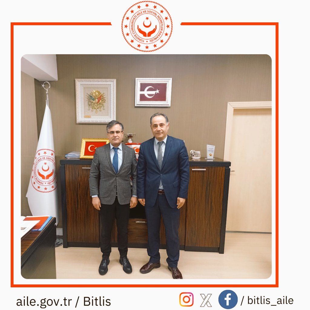 bitlis_aile's tweet photo. Bitlis Vakıflar Bölge Müdürü Ali Osman Ayan , İl Müdürümüz Vefa Akdoğan'a ziyaret gerçekleştirerek, hayırlı olsun temennilerinde bulundu. Kendisine nazik ziyaretleri için teşekkür ederiz.
@tcailesosyal @BitlisValiligi https://t.co/kzXiD4BW6W