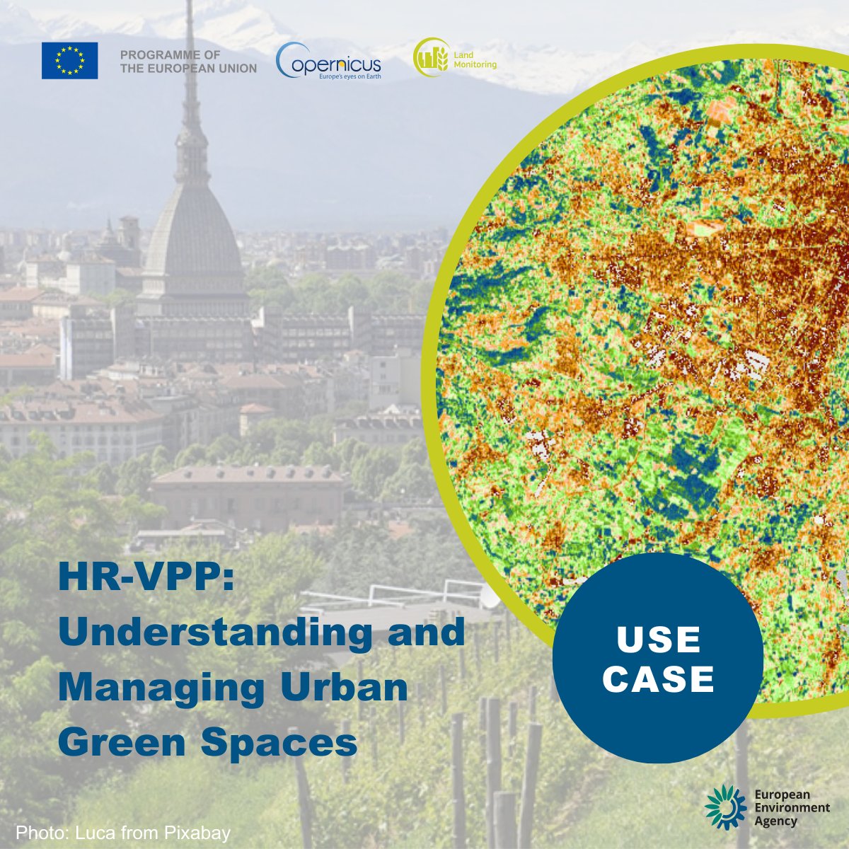 If urban green spaces produce more vegetation &amp; stay green longer, both people and nature benefit. 🌿🦋🙂
Ithaca Srl used our #HRVPP products to help municipalities tailor their urban green management &amp; optimise results. 🌳🏢

Read this #CLMS use case:
💡land.copernicus.eu/en/use-cases/u…