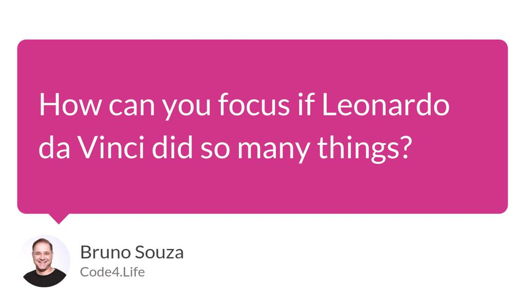 devcareerday's tweet photo. There's another thing that developers are always afraid: what if I focus on something, like Java, then what if Scala comes along and I miss it?

Read more 👉 https://t.co/X8FX9rFqMQ

#LeonardoDaVinci #Career #SoftwareDeveloper https://t.co/CqYle96DQ7