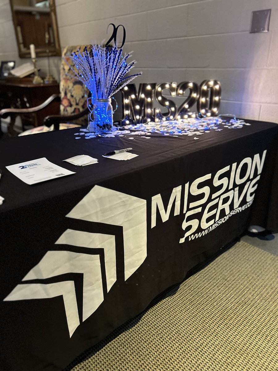 Mission_Serve's tweet photo. This weekend, we hosted our 20th Anniversary Dinner to recognize key people who have contributed to Mission Serve’s success over the past 20 years. We are so thankful for the work each of these individuals have done to impact local communities through Mission Serve. https://t.co/2sHspC1Yv1