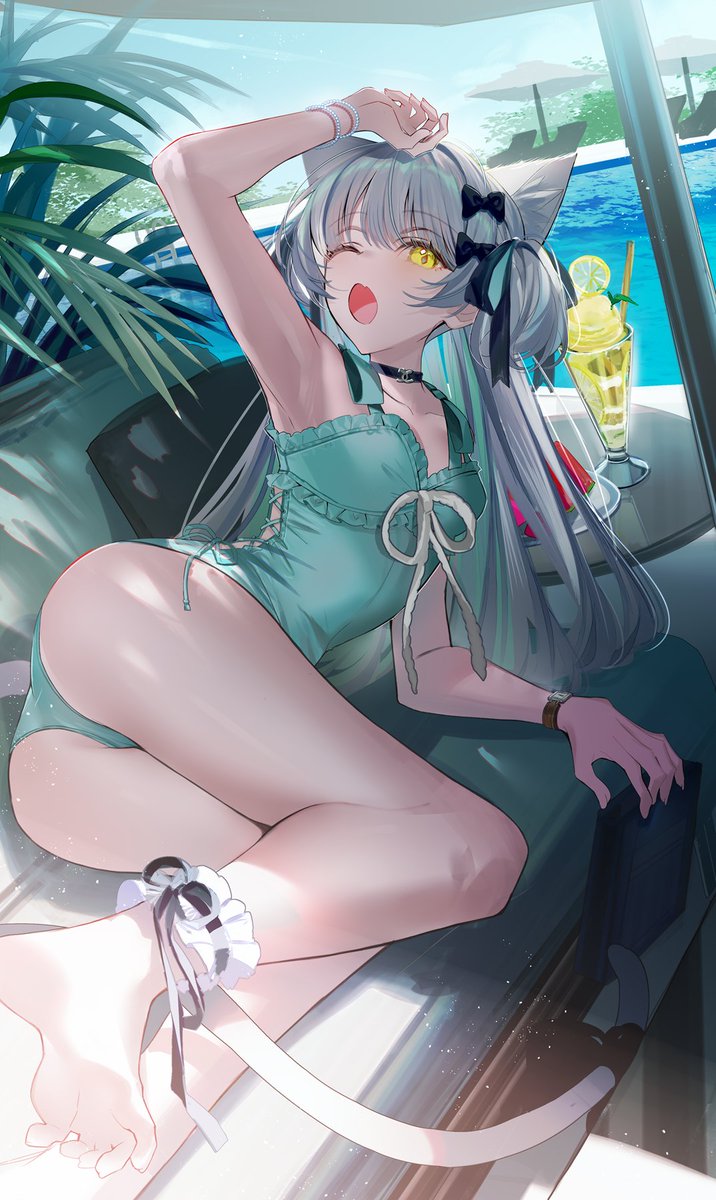 「meow ~ 」|河地りん@次GWﾃｨｱ_G-55bのイラスト