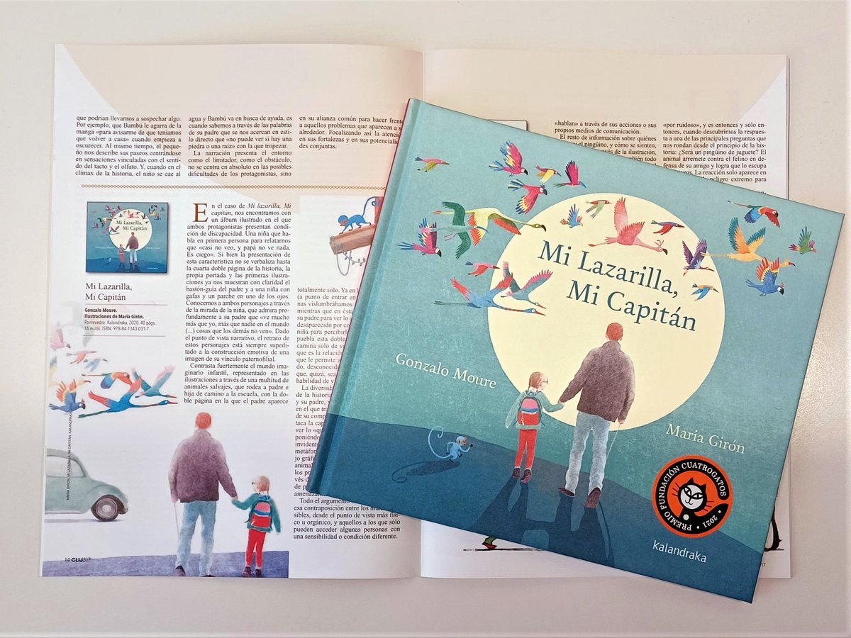 "La #DiversidadFuncional focaliza el eje de #MiLazarillaMiCapitan, la relación entre la niña y su padre, y ese paseo diario juguetón en el que transforman sus vidas a través de su complicidad"  #GonzaloMoure #MariaGiron <a href="/RevistaCLIJ/">Revista CLIJ</a> <a href="/omundoaoreves/">O mundo ao revés</a>
📺kalandraka.tv/videos/mi-laza…