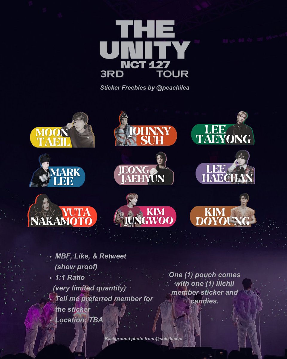 peachilea's tweet photo. Sticker Freebies by @peachilea for #NEOCITY_THE_UNITY_in_BULACAN 🌟

- Waterproof, scratchproof, and fadeproof smol stickers of Ilichil. See pubmat for mechanics and other details.

See u on the 21st! Approach me and claim the stickers nicely. 💚

BG photo from @soleilucent :> https://t.co/oVh4vYMO2j