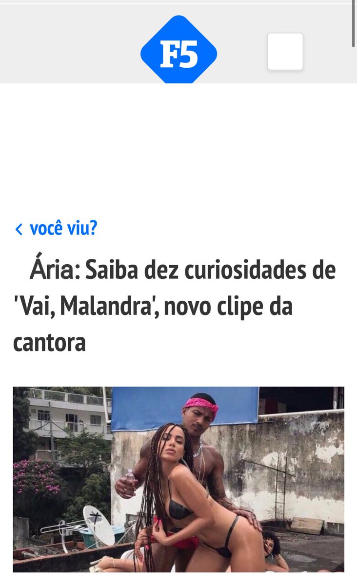 AriaLaferte's tweet photo. Quer saber mais sobre Vai Malandra? Veja 10 curiosidades no @/folha. Obrigada
#InterviewHLC #SocialHLC https://t.co/NMYf0pywhm