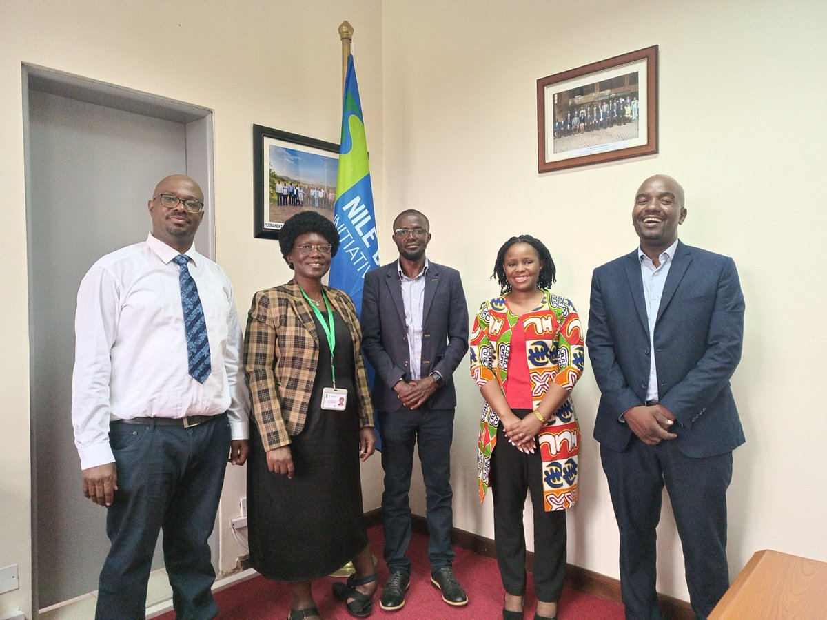 A Team from AUDA-NEPAD paid a courtesy call on the NBI Executive Director in her office this morning. NBI & AUDA-NEPAD are working together to address infrastructure gaps in the Nile Basin #NileCorperation