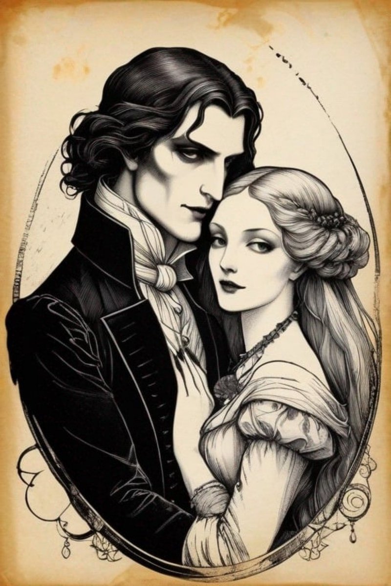 Lose yourself in the magic of love. -Debasish Mridha
#lovers #loveismagic #loveislove #romantic #alteredai #darkromance #monsterromance #darkromanticism #gothiclovestory #gothicromance #mythicalmonday #victoriangothic #HorrorArt