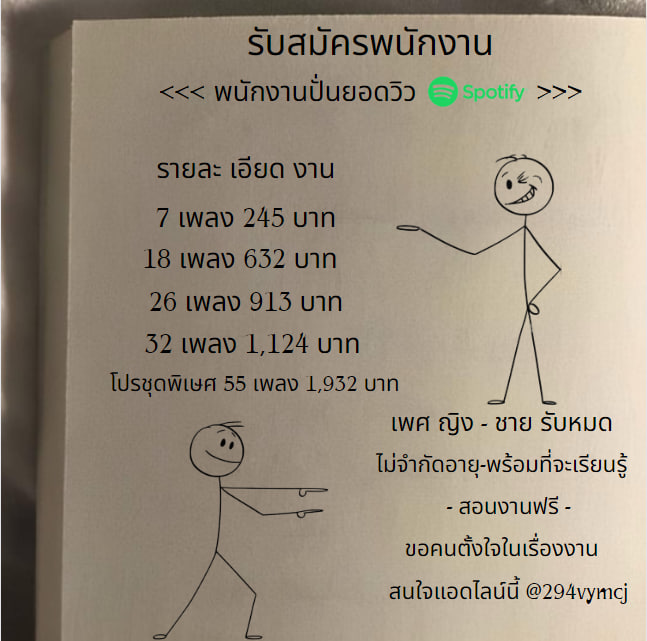 ta65605's tweet photo. มีงานมาแนะนำนะ พึ่งได้มาเมื่อกี้เอง🥰 !! ไม่ใช้งานพนัน ไม่ใช่งานโกง!! 📷<🍃งานจะเป็นงานฟังเพลงในแอพ Spotify 📷 #หางานออนไลน์ #หางาน #หาค่าขนม #ทํางาน #งานออนไลน์ได้เงินจริง #คนโสด #สาวโสด https://t.co/6yZ5Hprf1y