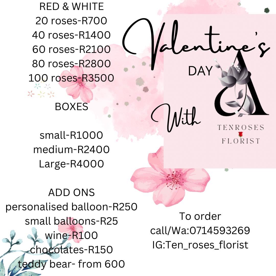 TenRosesflorist's tweet photo. Valentines is coming🍷🌹🍫💐

#valentines2024 #redroses #freshroses #Valentines #pretoriaflorist https://t.co/EP6WcJaeoH