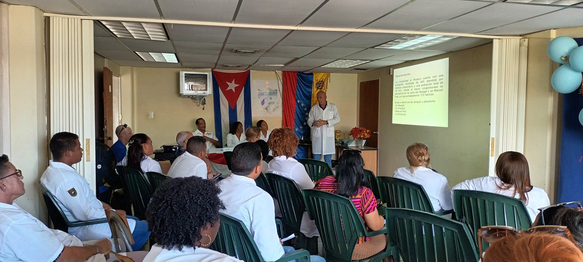 En el Estado Bolivar de la Republica Bolivariana de Venezuela,se realiza Jornada Científica en Saludo al día de la Ciencia.<a href="/Cubacooperabol2/">Brigada Médica 🇨🇺 Bolívar🇻🇪</a>.<a href="/cubacooperaven/">Brigada Médica Cubana en Venezuela</a>