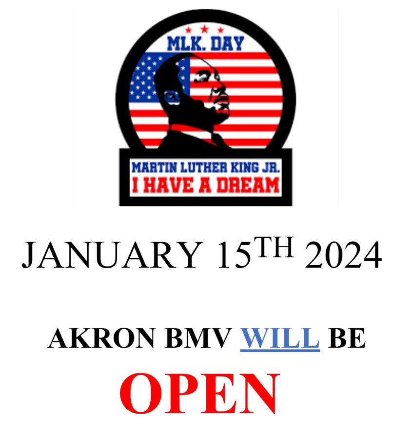 We know you are busy. 

Thats WHY we are open today!! 👍 

<a href="/HankF330ToGo/">Hank F in Akron 🏆🥇</a> <a href="/AkronOhioMayor/">Mayor Shammas Malik</a>