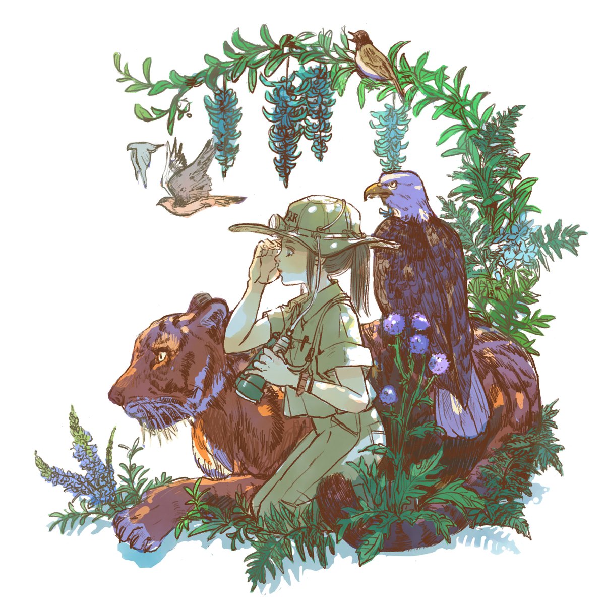 「Red list #illustration #イラスト #AdobeFresc」|渡邊 春菜のイラスト