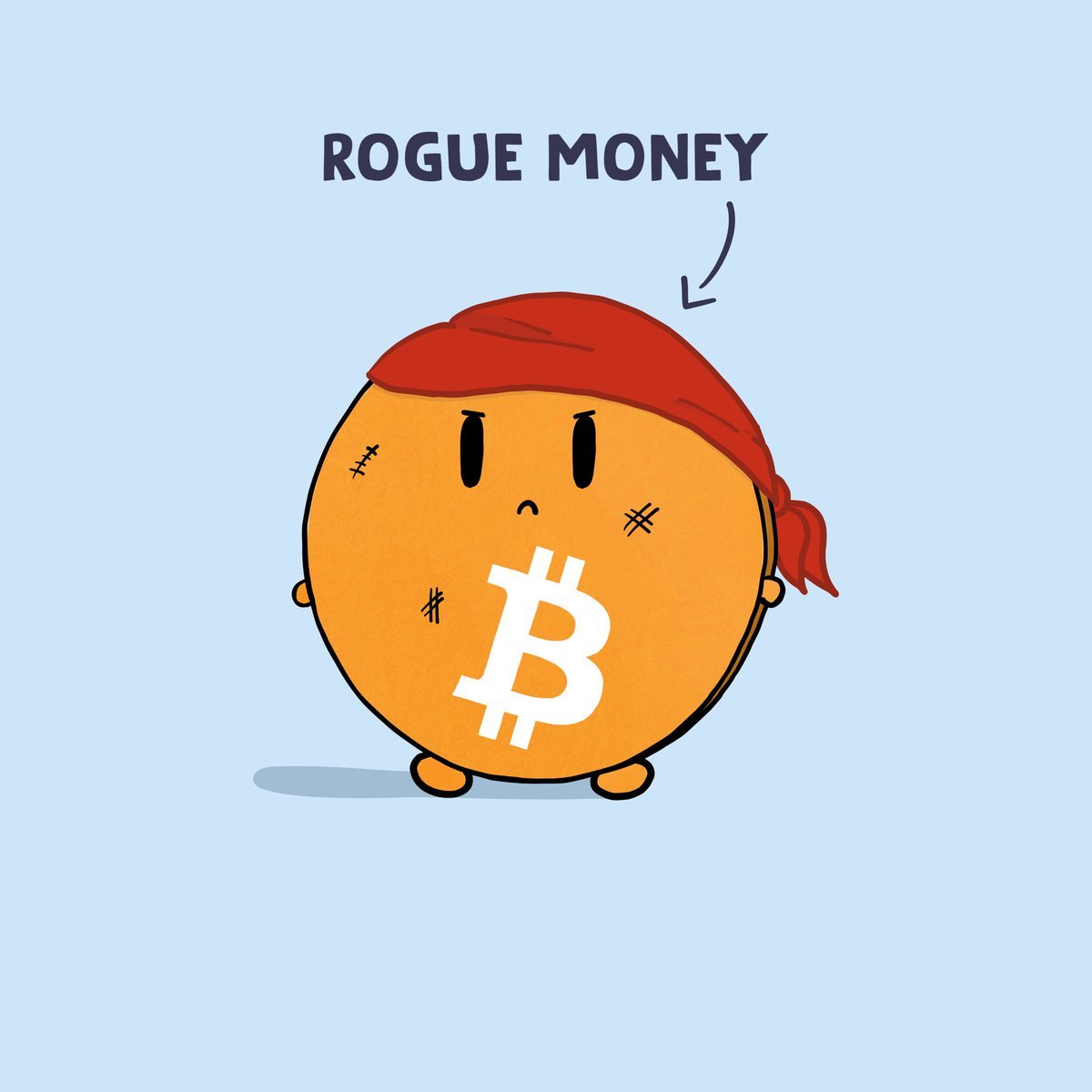 saylor's tweet image. #Bitcoin is Rogue Money.