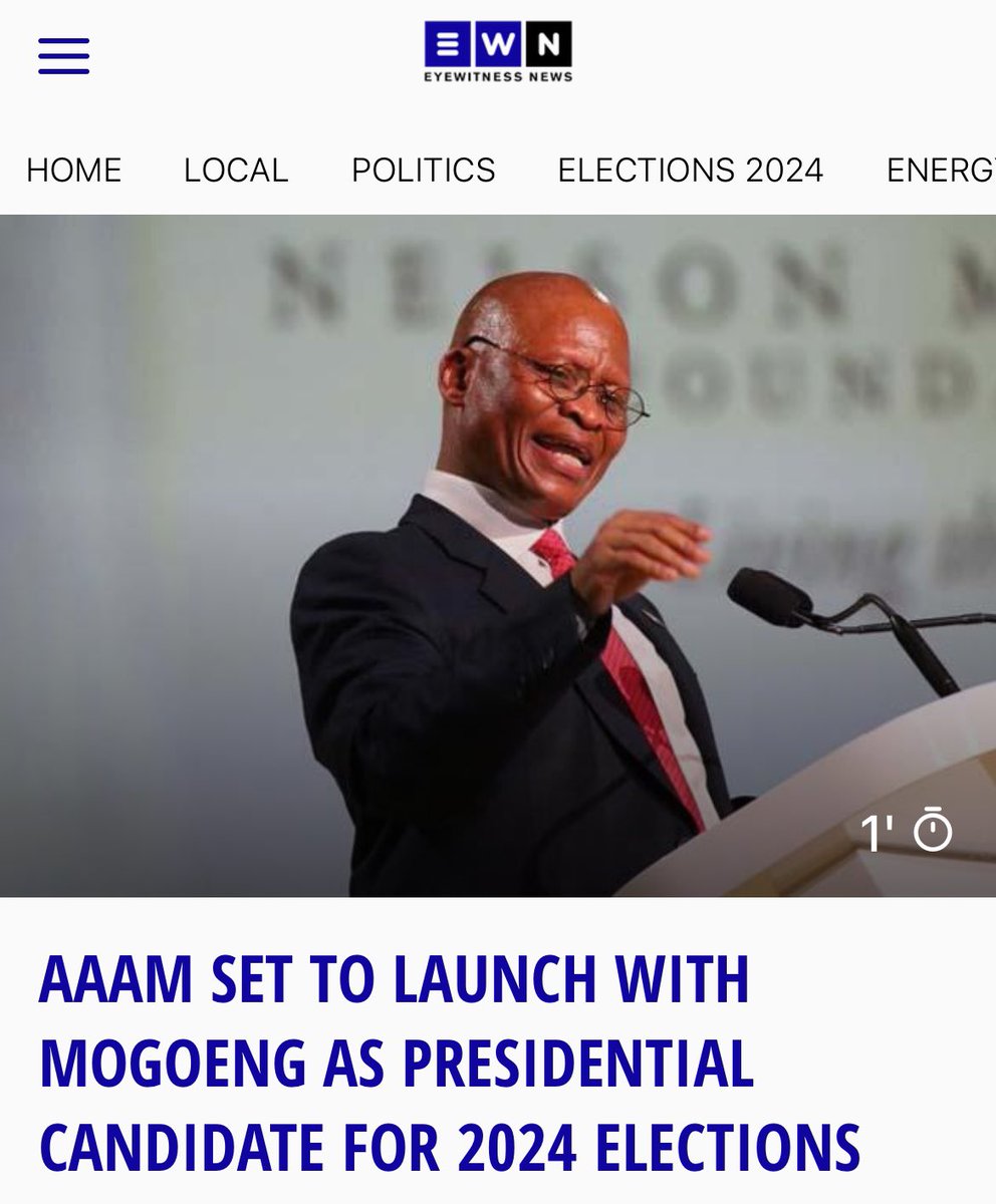 NalaThokozane's tweet photo. IMPORTANT | President Jacob Zuma announced yesterday that the AAAM party, led by Mogoeng Mogoeng, has merged with the MK Party, in the quest to unite progressive voices under on banner 🤯🤯🤯🙆‍♂️

The #VoteMK2024 seem to be gaining momentum. https://t.co/o0KrKRbQac