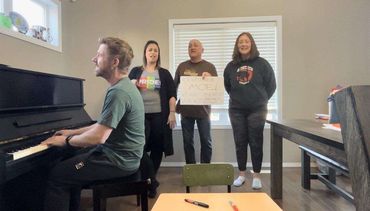warringtondarcy's tweet photo. #WeAreSTF

MOE! We ain’t gonna take it! This is a melodic plea to improve student learning environments by including classroom complexity in bargaining. Please like and share, SK!

https://t.co/55fof87hwF

@stoonteachers @STFPresident https://t.co/x6sJyBAy64