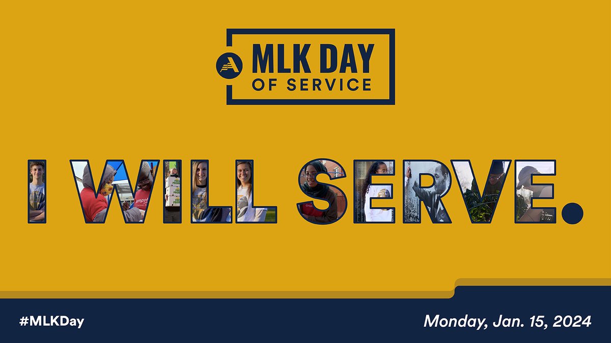 #MLKDay is an opportunity to honor Dr. King's legacy by working toward creating a more just and equitable society where everyone is valued and respected. Let's unite, serve and transform our communities through service. #MLKDay2024
