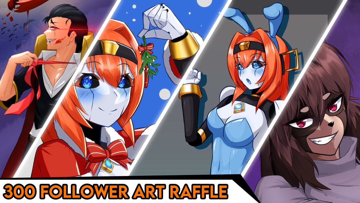 New milestone you know what that means, art raffle time!

To enter RT &amp; Like this post and make sure you are following!

2 Winners will be randomly selected in 2 weeks from now! 💖