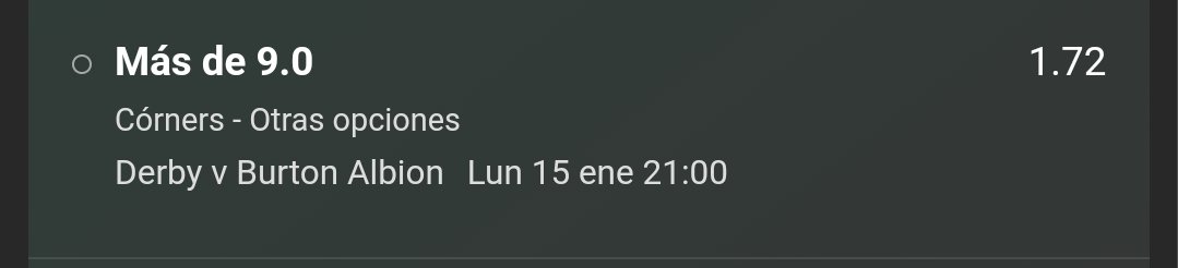 Buenas tardes, vamos con un pick para hoy.

Cuota <a href="/1/">1</a>,72

Suerte 🍀🍀