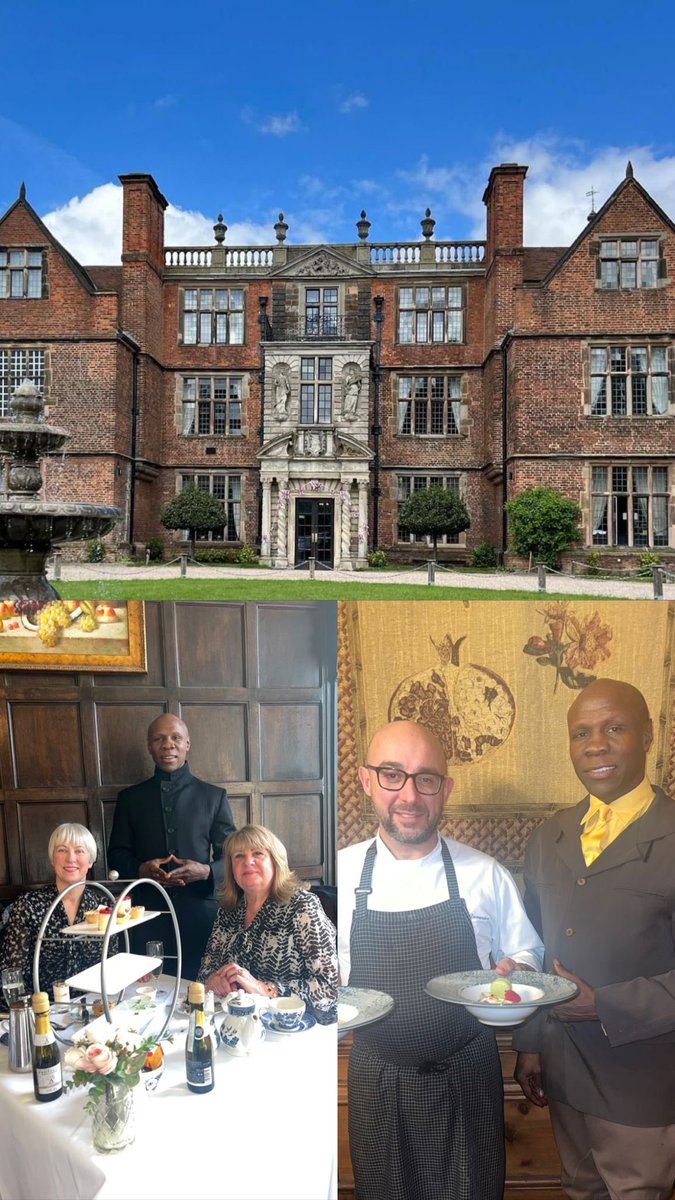A big thank you to @Castlebromhall for a stupendous stay! An exceptional experience along with the culinary masterpieces prepared by Superstar Chef Dominic!🌟 Can’t wait to return to this great castle hotel. Fit for a King&Queen! @RoyalFamily @birmingham_live @CadburyUK 👑