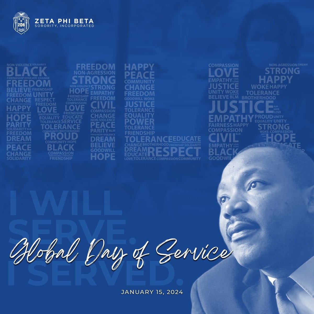 ZPhiBSPZ2002's tweet photo. As an organization steeped in service, it is befitting that we have the honor of celebrating the Rev. Dr. Martin Luther King, Jr. National Day of Service.  Annually, Zetas worldwide put their hand to the plow by raising awareness for causes through in-person service and financial https://t.co/J5gJroiQkM