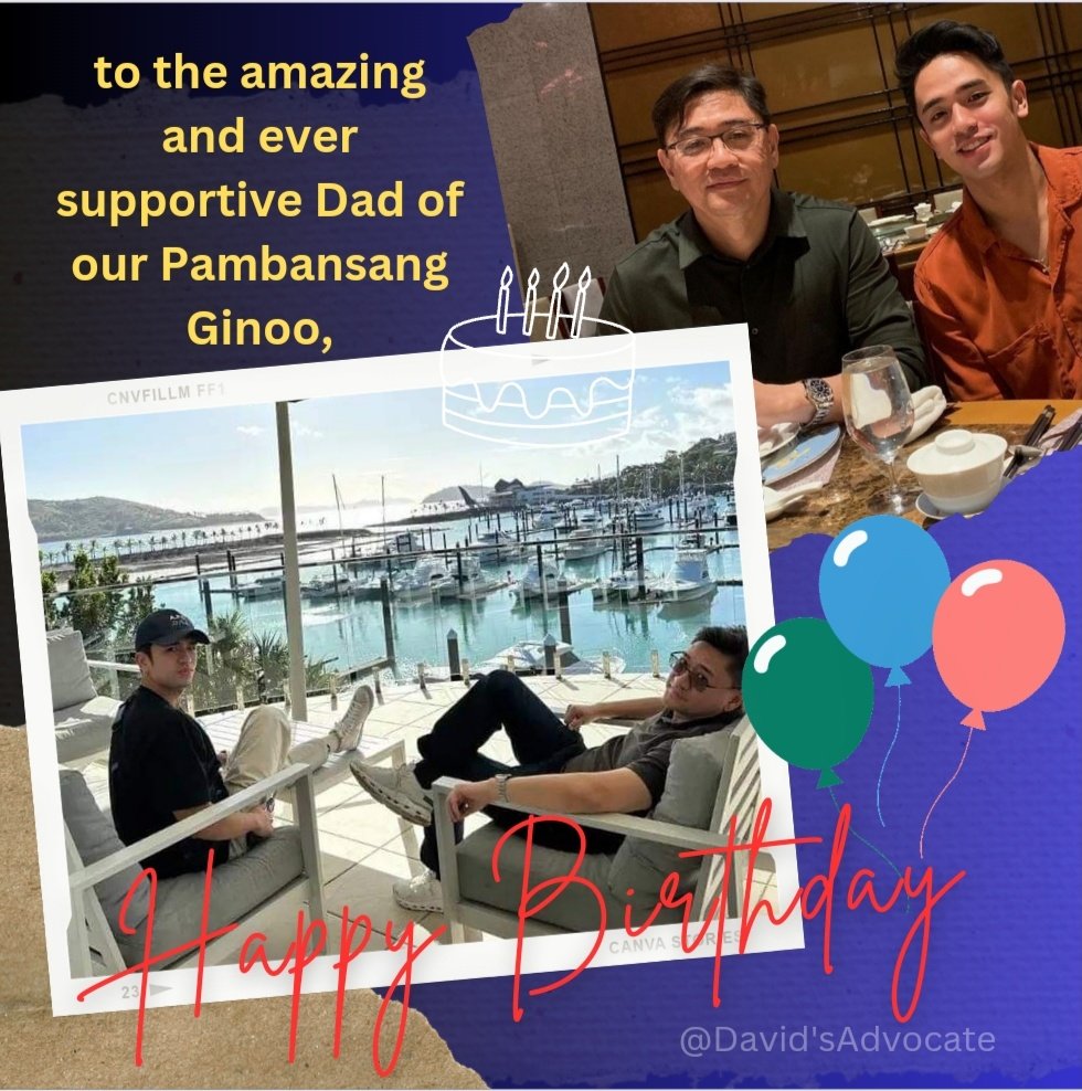 Sir JAC Licauco,  wishing you a wonderful birthday and a year of good health, happiness and  blessings! 

From all of us in David's fandom and supporters!  🍷❤