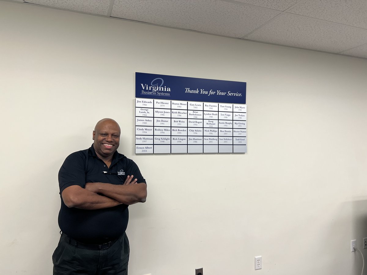 Happy 20 year #workanniversary to Ernest! Thank you for all of your hard work and dedication!