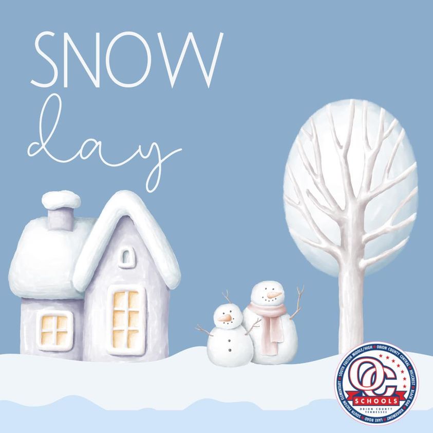 Obion County Schools will be closed tomorrow, January 16th.
We wish you all a safe and warm evening and a great day at home.