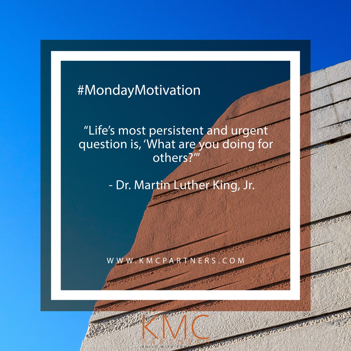 Happy Martin Luther King Jr. Day.

#mlkjr #philadelphia #whatareyoudoingforothers #philadelphia #construction